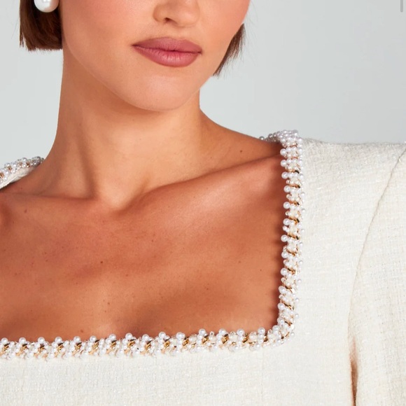 NATALIE IVORY DRESS SIZE M - Picture 3 of 10